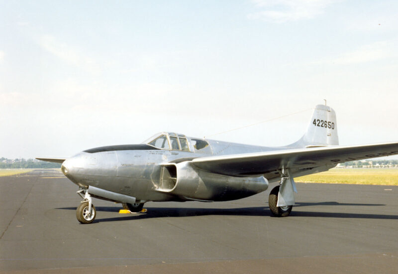DAYTON, Ohio -- Bell P-59B Airacomet at the National Museum of the United States Air Force. (U.S. Air Force photo)